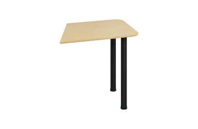 EJZ 2 - 80 přístavba jednací, kovová podnož černá, síla desky 25 mm, bříza světlá